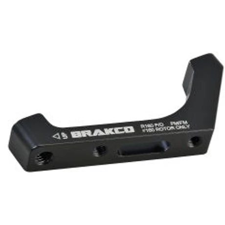 Spyral tárcsafék adapter, hátsó, FM-PM160, alumínium, fekete