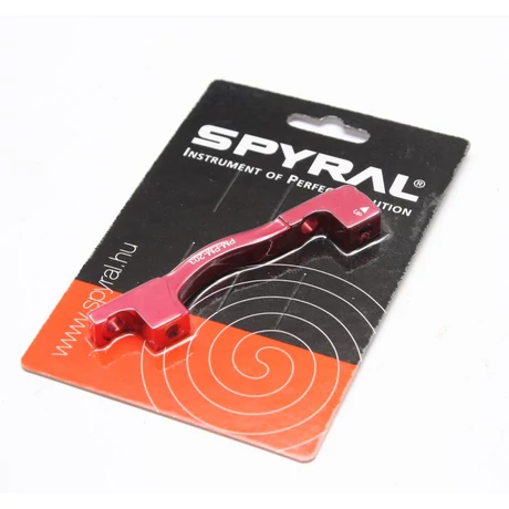 Spyral tárcsafék adapter, első vagy hátsó, PM-PM203, alumínium, piros