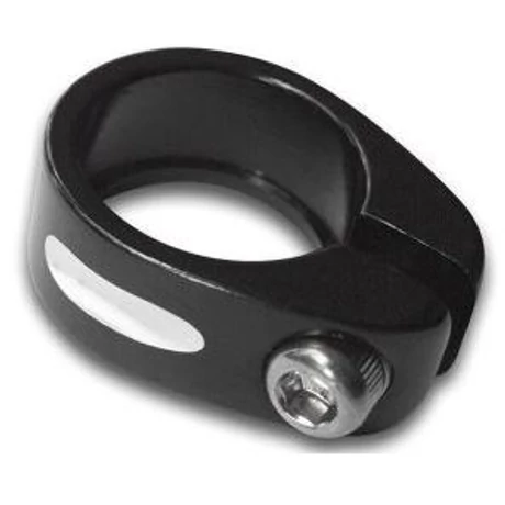 Spyral Robust csavaros nyeregcső bilincs, 31,8 mm, alumínium, fekete