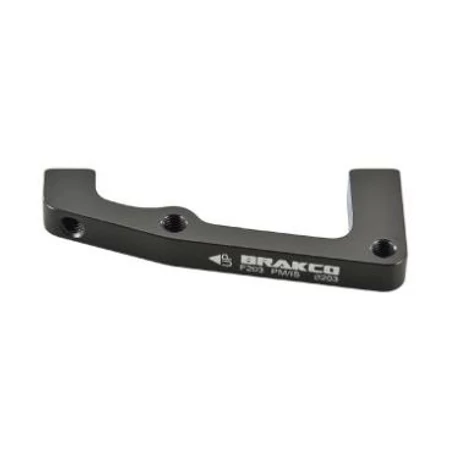 Spyral tárcsafék adapter, első, IS-PM203, alumínium, fekete