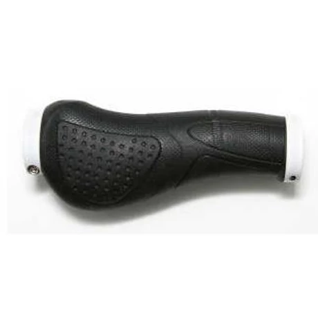 Spyral Touring Lock ergonómikus, bilincses markolat, 135 mm, fekete, fehér bilinccsel
