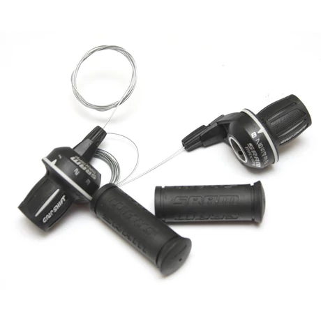 Sram MRX '17 markolat váltókar készlet markolattal - 3x8-as, fekete