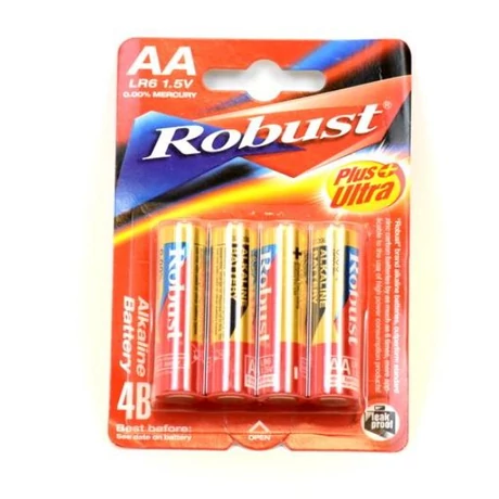 Robust AA ceruzaelem, 1,5V, 4 db