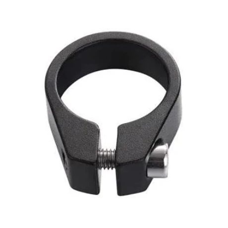 VeloGo csavaros nyeregcső bilincs, 28,6 mm, fekete