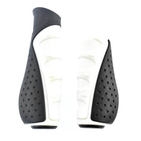 VeloGo ergonómikus gumi markolat agyváltóhoz, 135+92 mm, fekete-fehér