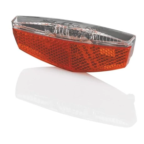 XLC CL-R17 dinamós hátsó 2 LED lámpa csomagtartóra, állófénnyel, piros