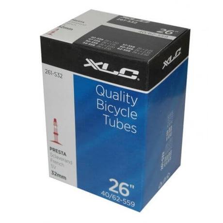 XLC (VT-S26 261-S40) 26x1,5-2,5 (40-62x559) belső gumi, FV40 (40 mm hosszú szeleppel, presta)