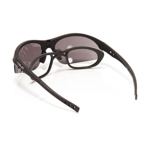 XLC SG-F01 Bahamas kerékpáros sportszemüveg, dioptriás betéttel, cserélhető lencsés, matt fekete