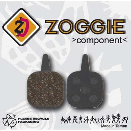 Zoggie fékbetét Tektro tárcsafékhez, acél alap - szintetikus pofa
