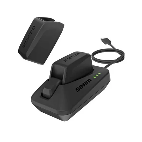 Sram eTap Powerpack akkumulátor töltő és 2db akkumulátor, fekete