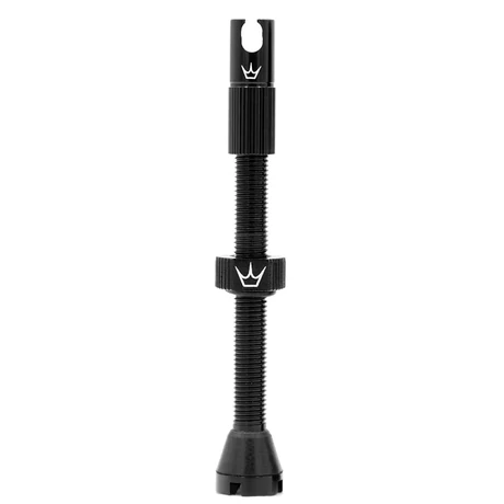 Peaty's-Chris King tubeless presta szelep, 60 mm, 1db, fekete, OEM kiszerelés
