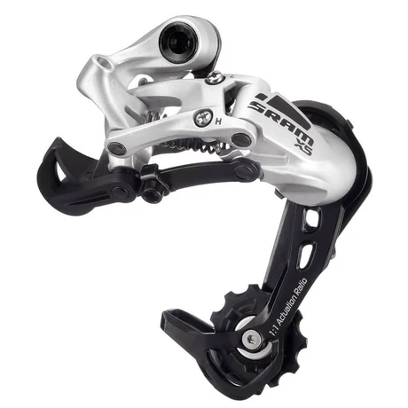 Sram X5 MTB hátsó váltó, 9s, közepes kanalas, ezüst