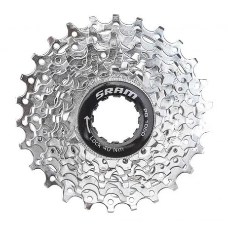 Sram PG-1050 kazettás lánckeréksor, 10s, 12-27-es, ezüst