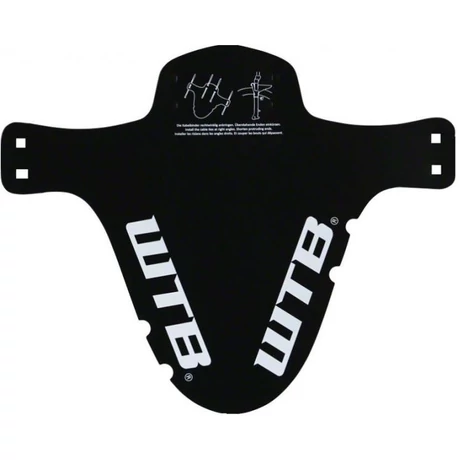 WTB Logo MTB első teleszkópra szerelhető sárvédő, fekete