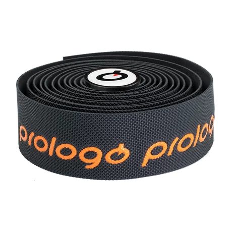 Prologo Onetouch országúti kormányszalag (bandázs), fekete alap-narancs felirat