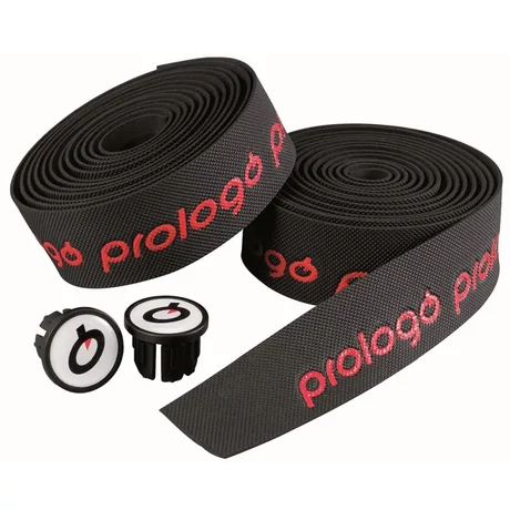 Prologo Onetouch országúti kormányszalag (bandázs), fekete alap-piros felirat
