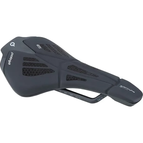 Prologo Scratch M5 nyereg, Nack, CPC, karbon pálcák, 250x140 mm, 177g, feket​e