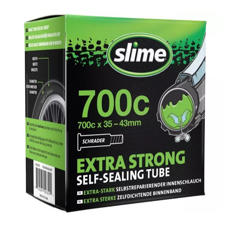 Slime Smart Tube 28 x 1,4-1,75 (622x35-43) defektvédett trekking belső gumi, AV40 (40 mm hosszú szeleppel, autós)