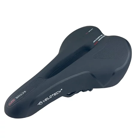Velotech Sport Basic férfi nyereg, 280 x 160 mm, anatómikus, fekete