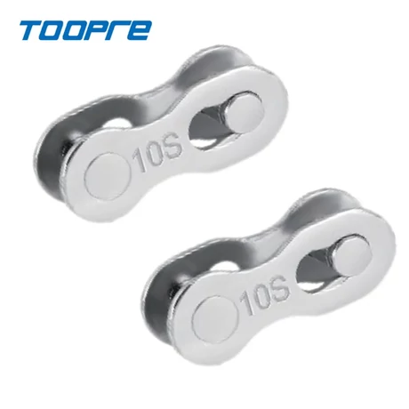 Toopre Split Link lánc patentszem, 10s, 2 pár, ezüst