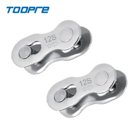 Toopre Split Link lánc patentszem, 12s, 2 pár, ezüst
