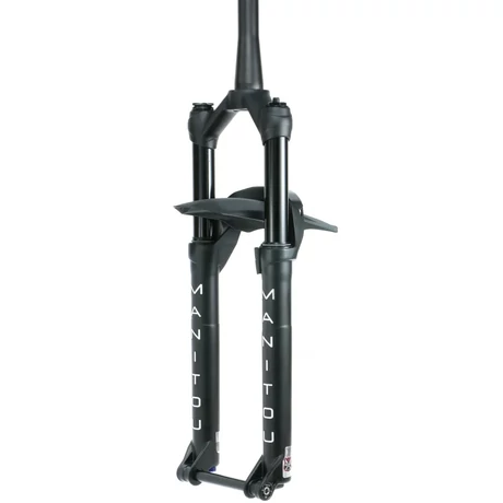 Manitou Machete Comp Boost 29-es MTB teleszkóp, Tapered, 15x110 Boost, 100 mm, Lockout, fekete