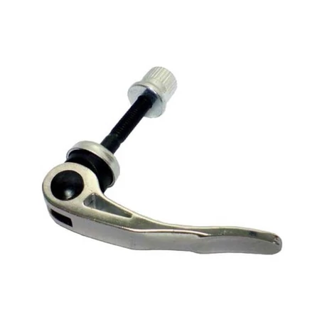 Csepel nyereggyorszár 6 x 50 mm, alu karral, ezüst
