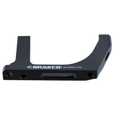 Spyral Brakco flat mount tárcsafék adapter, első, FM140-PM160, alumínium, fekete