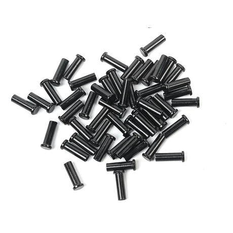 Spyral 2 mm-es alumínium bowdenvég kupak, fekete