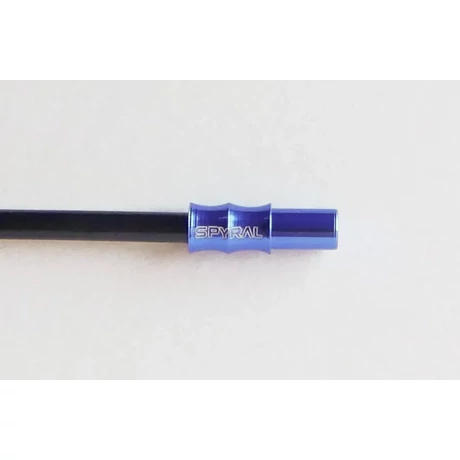 Spyral 4 mm-es alu bowdenház kupak váltóbowdenházhoz, 1 db, kék