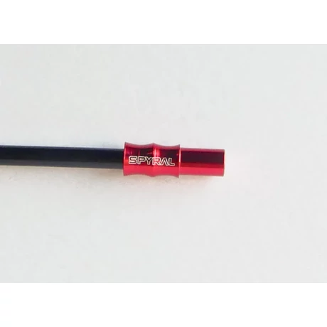 Spyral 4 mm-es alu bowdenház kupak váltóbowdenházhoz, 1 db, piros