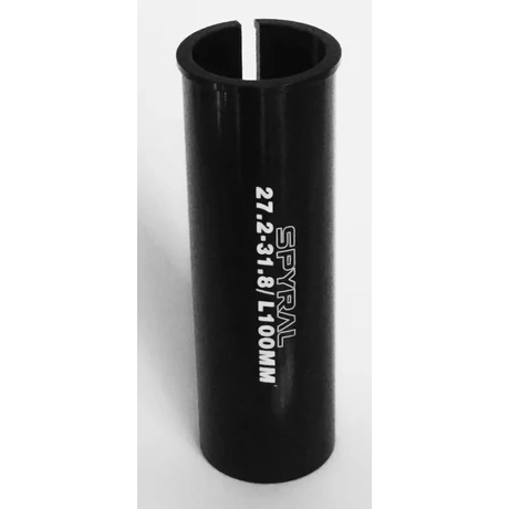 Spyral nyeregcső adapter 27,2 - 31,8 mm, fekete színű