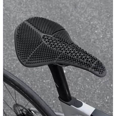 Spyral Sport anatomikus komfort nyereg, 255x170 mm, 3D szilikon borítás, fekete