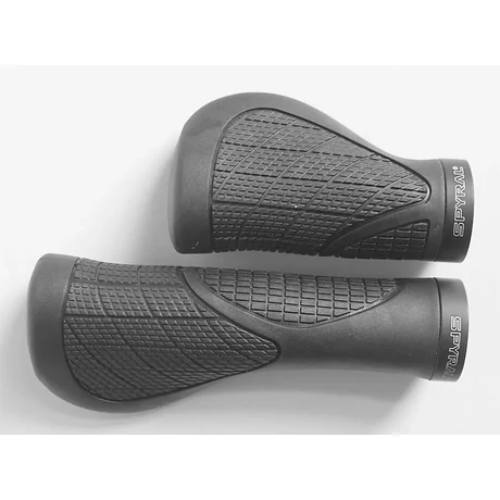 Spyral Touring ergonomikus bilincses markolat jobb oldali markolatváltóhoz, 135-95mm, fekete, fekete alu bilinccsel