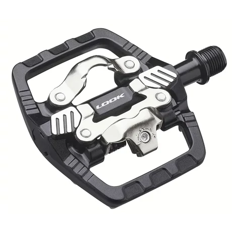 Look X-Venture Plus kombinált (SPD patent és alu keretes) pedál, taposófelülettel, 430g, fekete