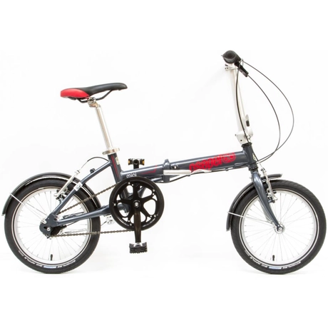 Csepel Mini 16 N3 2017 16-os városi kerékpár, összecsukható, alumínium, agyváltós (7s), ezüst