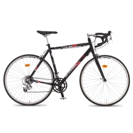 Csepel Tour 2012 országúti kerékpár, alumínium, 14s, 54 cm, fekete