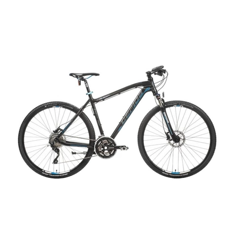 Gepida Alboin 900 CRS alu 28-as férfi cross kerékpár, 30s, 48 cm, fekete-szürke-kék