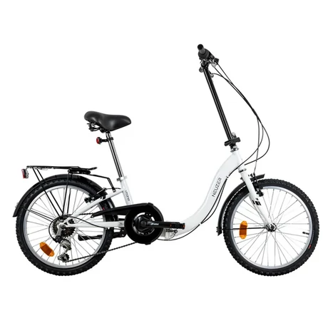 Neuzer Folding City 20-as városi kerékpár, összecsukható, acél, 6s, fehér