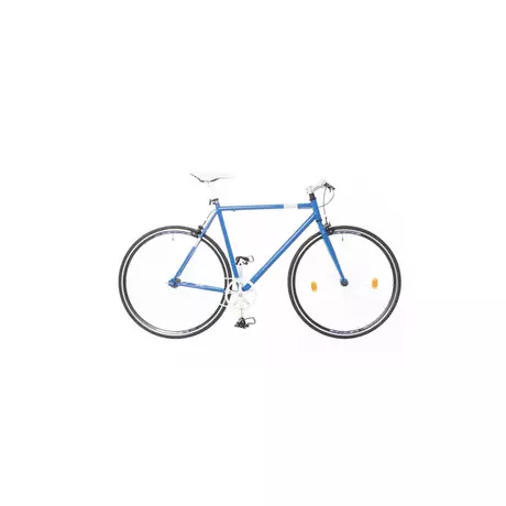 Neuzer Skid férfi 700c fixi-single speed kerékpár, acél, 56 cm-es vázméret, metálkék-fehér