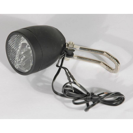 XC Light XC-997C dinamós LED első lámpa, állófényes, 6 V 2,4 W, vezetékkel