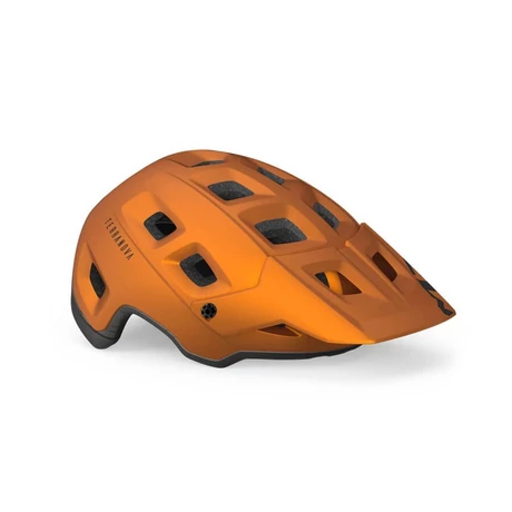 MET Terranova unisex MTB bukósisak, L-es méret (58-61 cm), metál narancs-titán