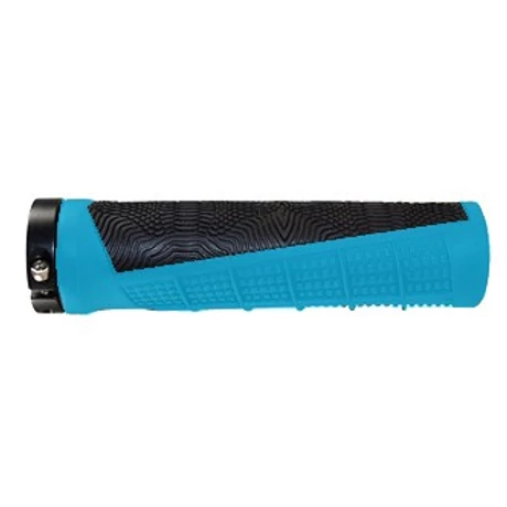 Rock Machine Enduro bilincses markolat, 128 mm, fekete-kék, fekete bilinccsel