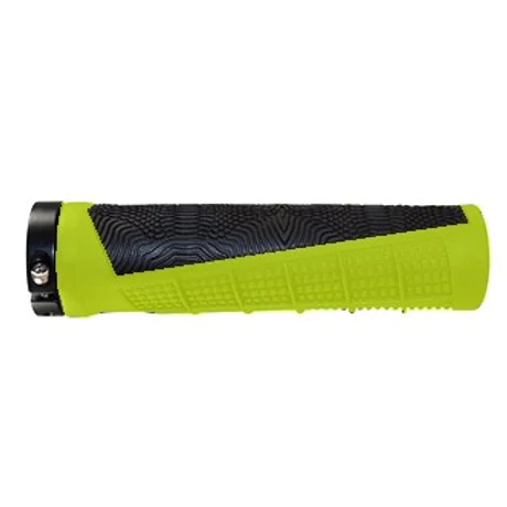 Rock Machine Enduro bilincses markolat, 128 mm, fekete-zöld, fekete bilinccsel