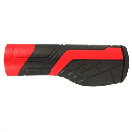 Rock Machine Tour ergonómikus normál gumi markolat, 125 mm, fekete-piros