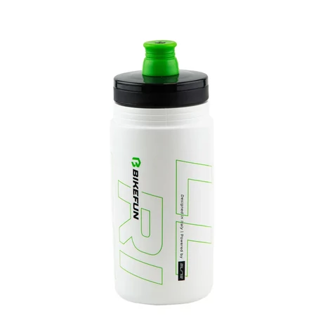 Bikefun Ride'n'Roll műanyag kulacs, 550 ml, csavaros, Elite, fehér