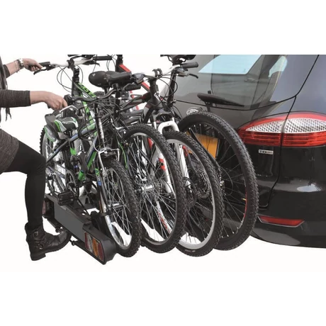 Peruzzo Pure4 Lock kerékpárszállító vonóhorogra, zárható, 4 bringa