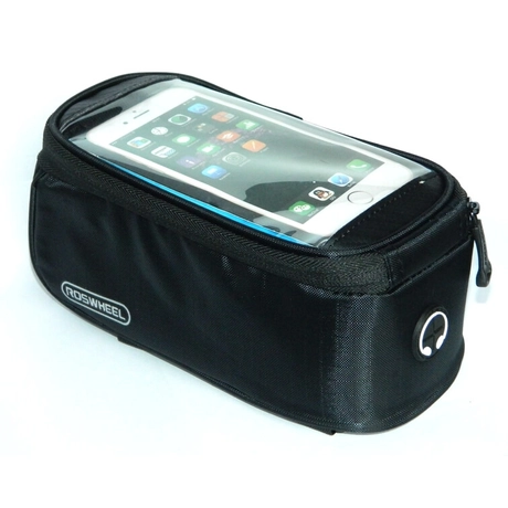 Roswheel 1 részes felsőcső táska telefon tartóval, 2L, fekete