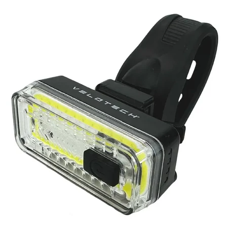 Velotech 28 LED-es USB-ről tölthető első lámpa