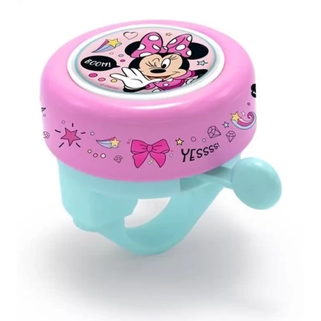 Csepel Disney Minnie gyerek csengő, Minnie egeres, rózsaszín-türkiz